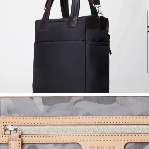 MZ Wallace Black Bleeker Tote - Picture 3 of 4